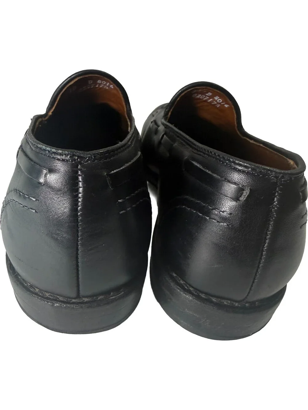 Allen Edmonds Acheson Black Leather Tassel Loafers Slip-On Dress Shoes Mens 10D